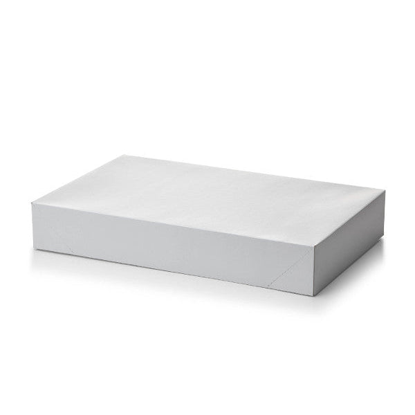 Two Piece White Gloss Apparel Box 600x350x100mm