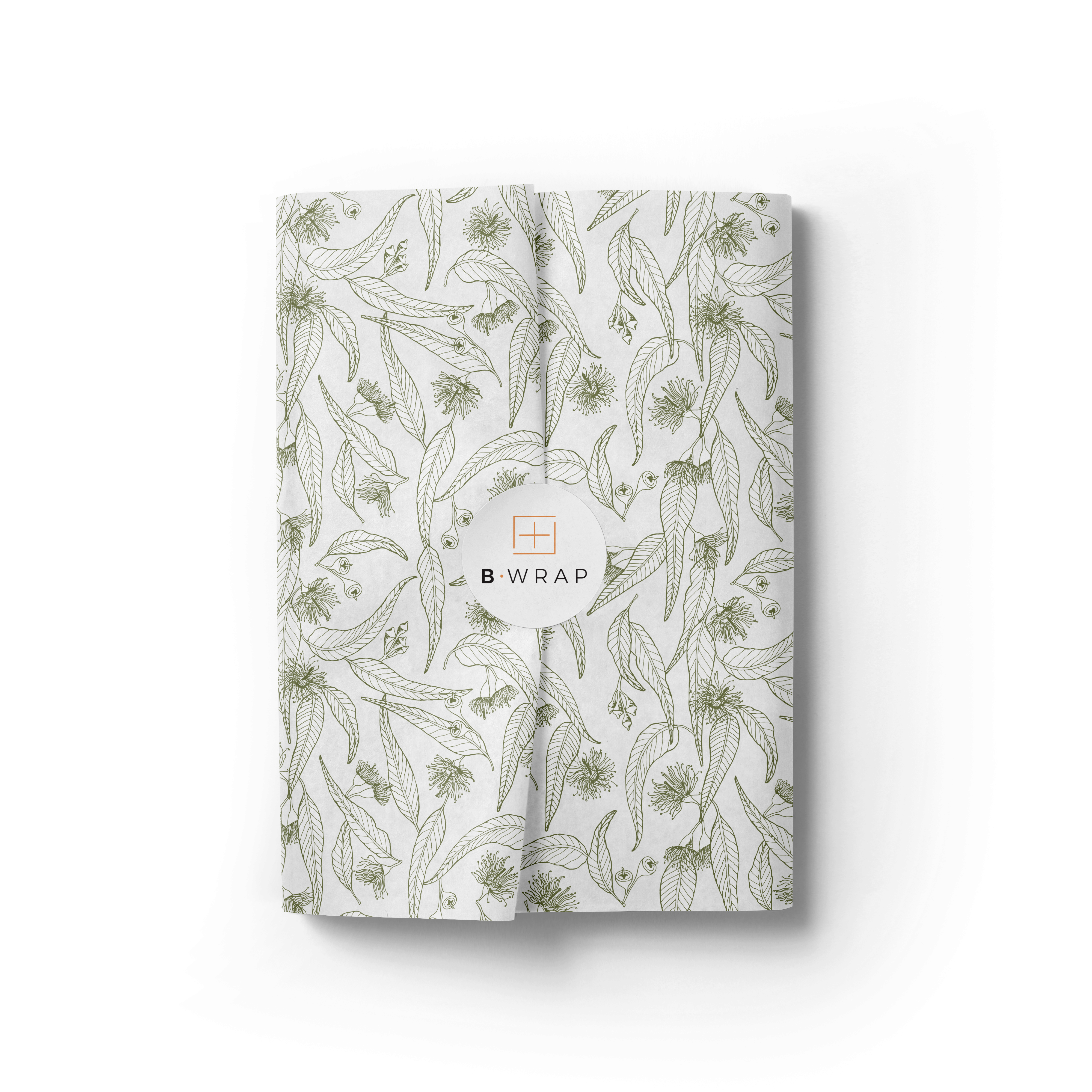 Gum Tissue Earth Green on White