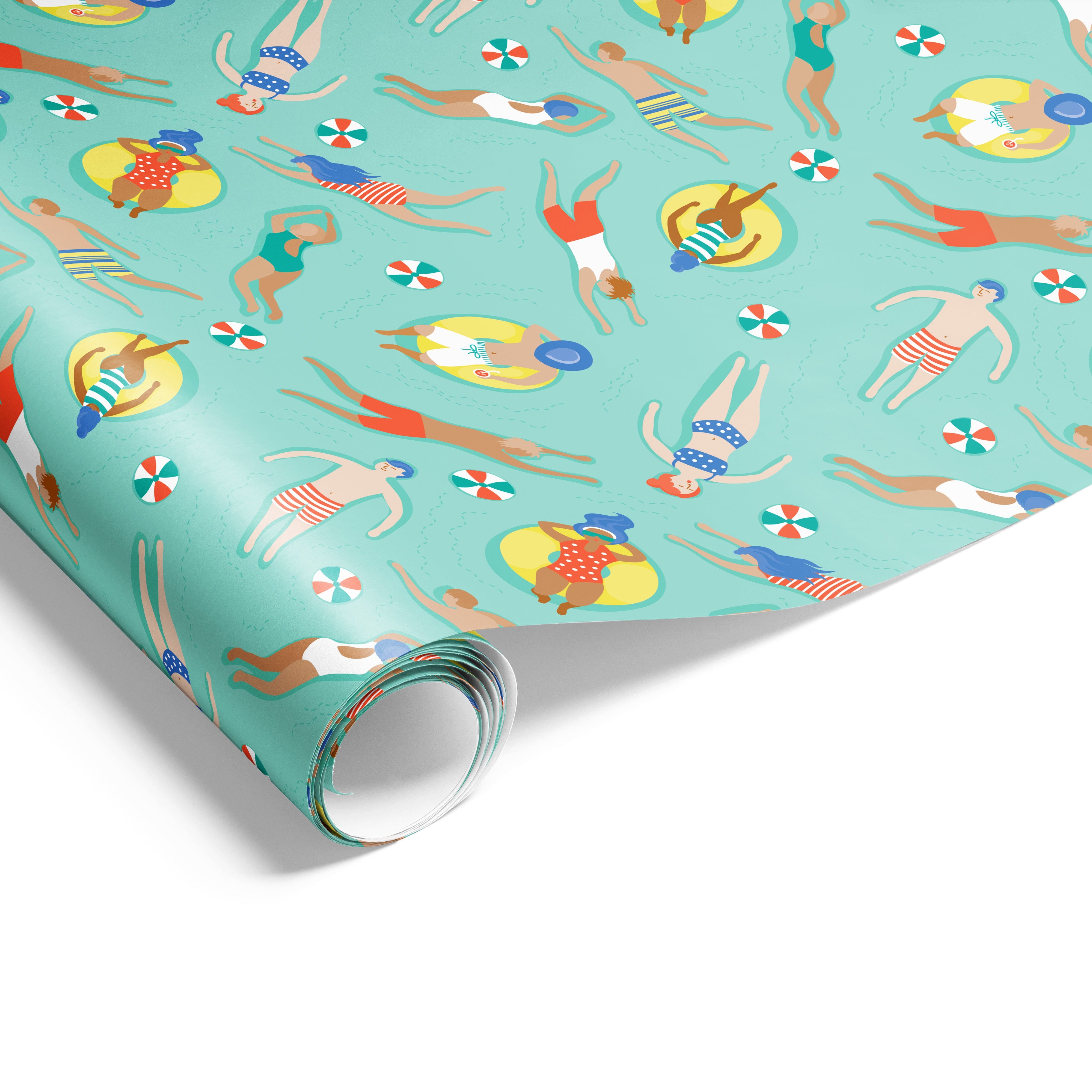 Swimmers Wrap Aqua