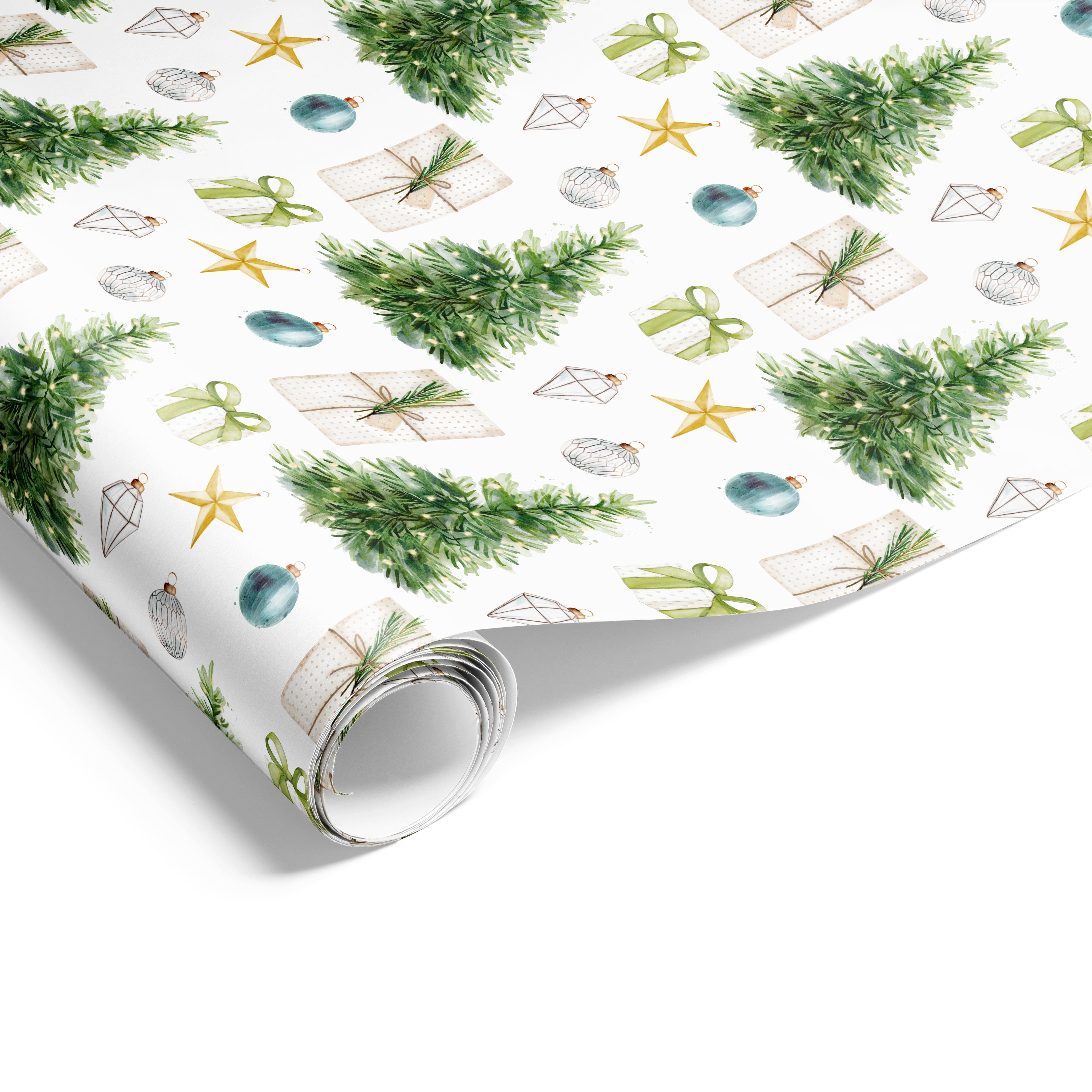 Watercolour Trees Wrap