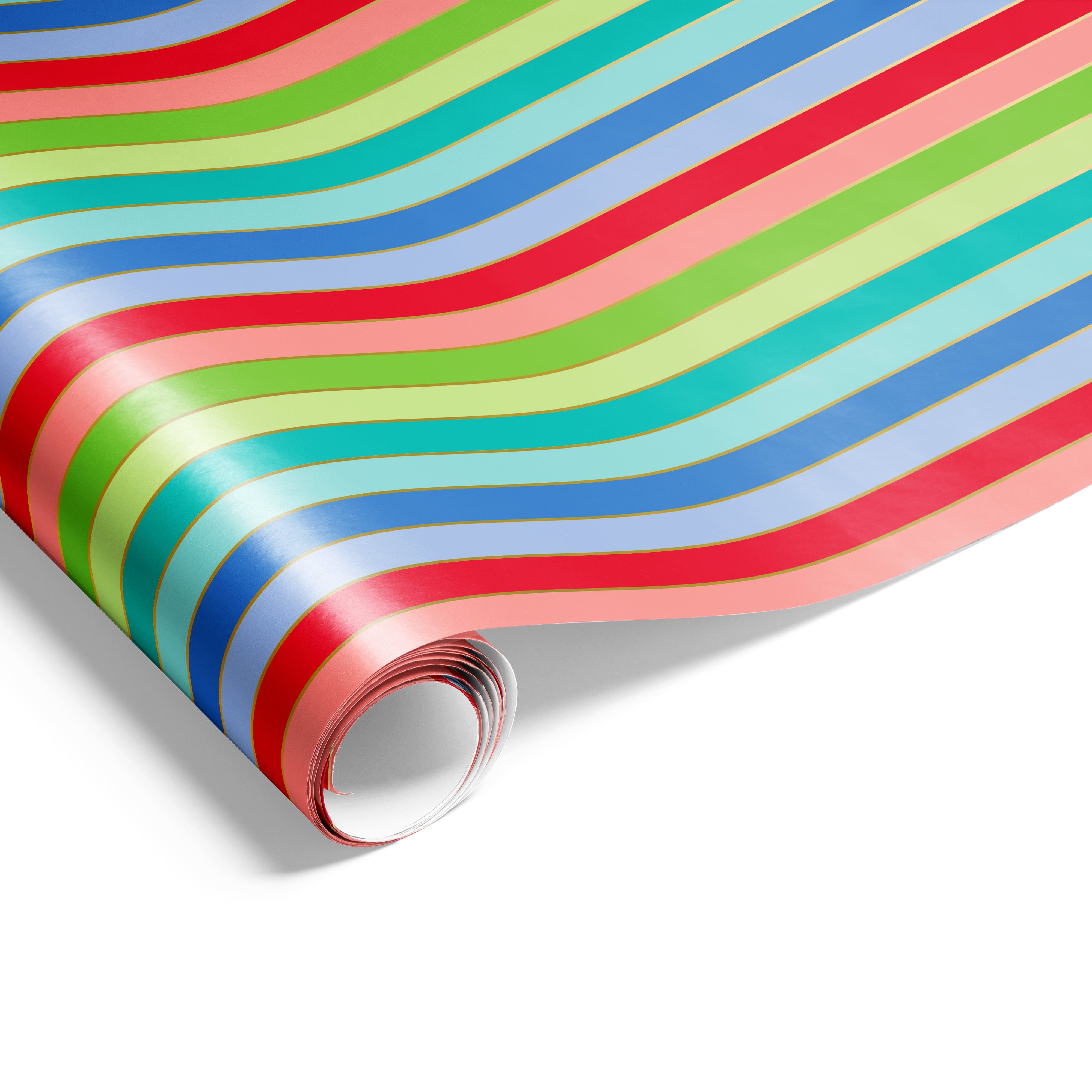 Merry Stripes Wrap Bright