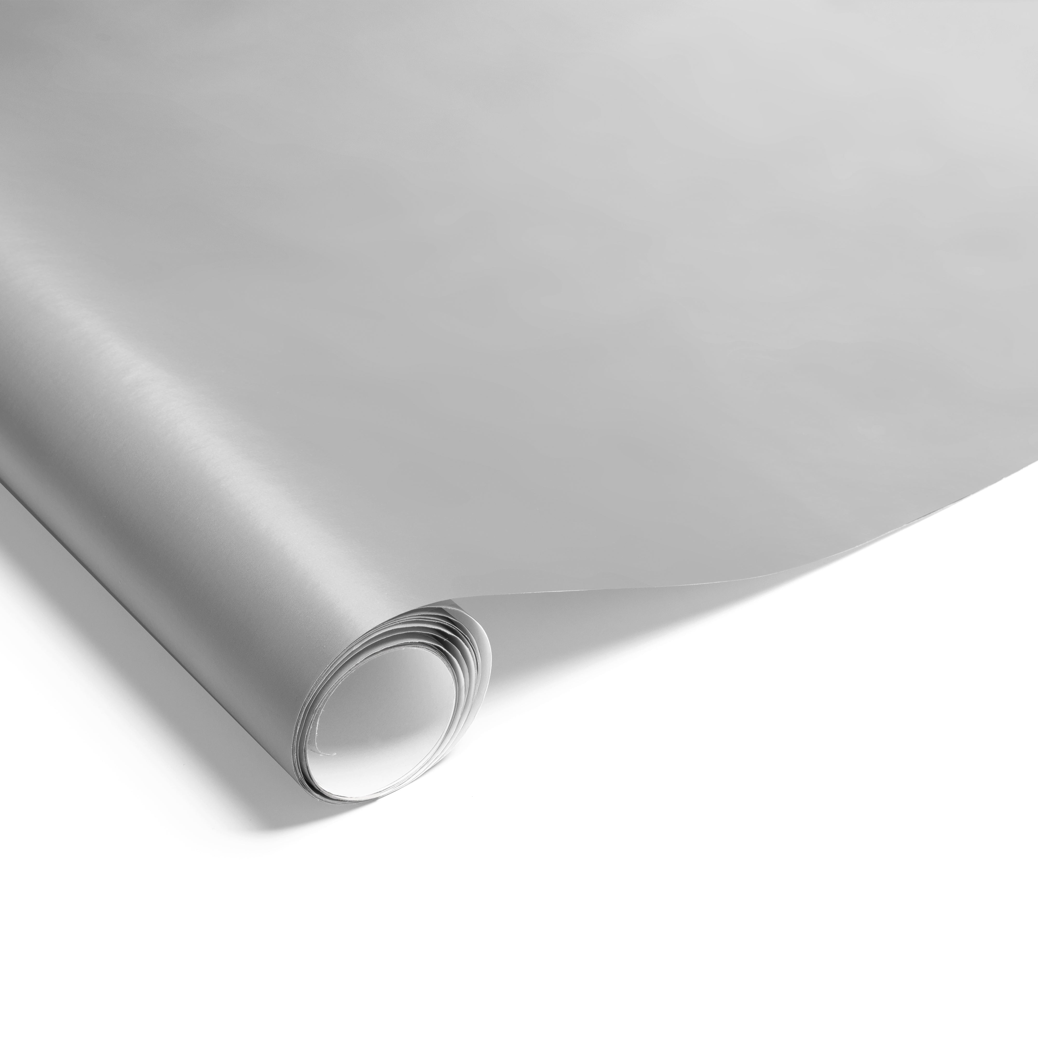 *25cm Metallic Wrap Silver