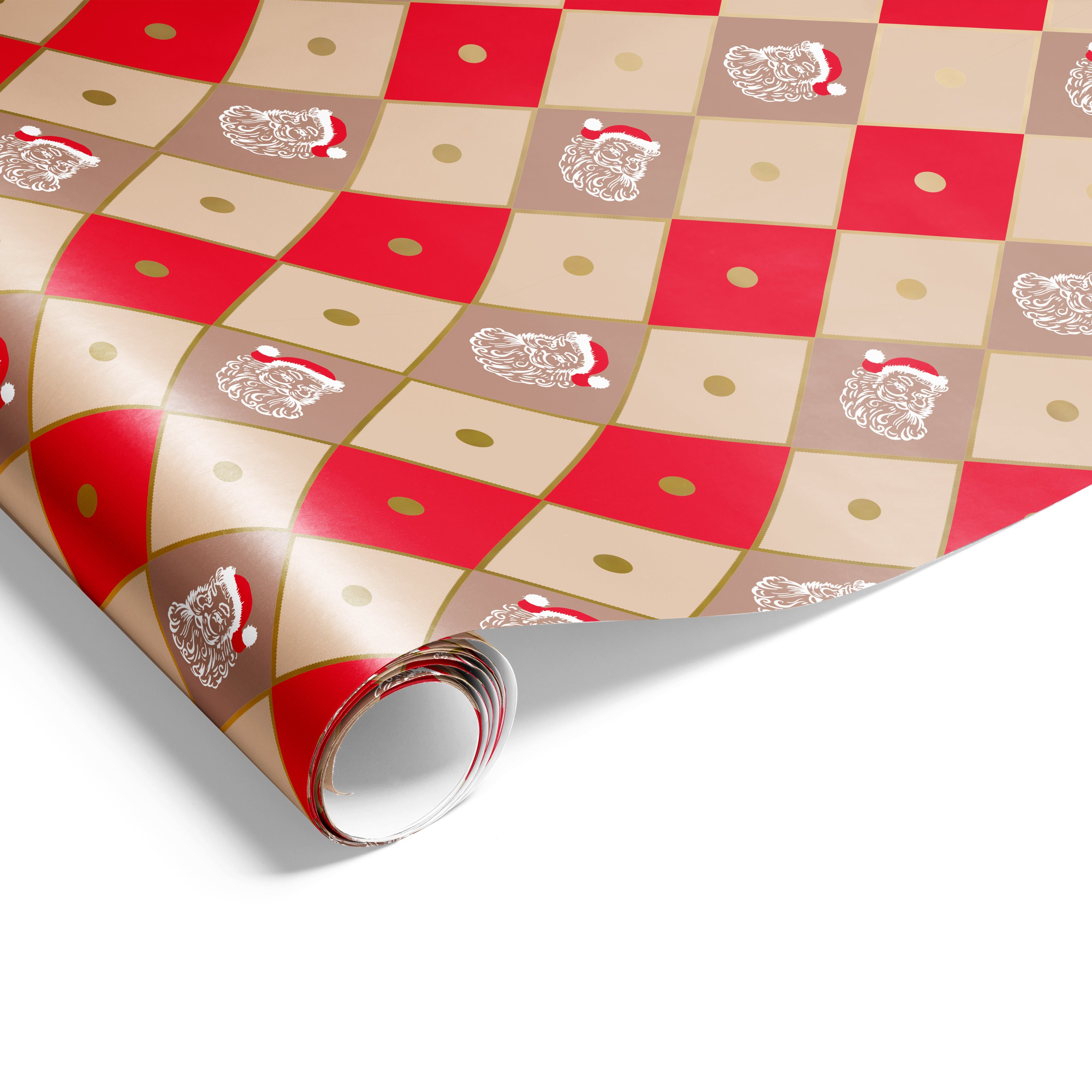 Harlequin Sant Wrap Mocha Red