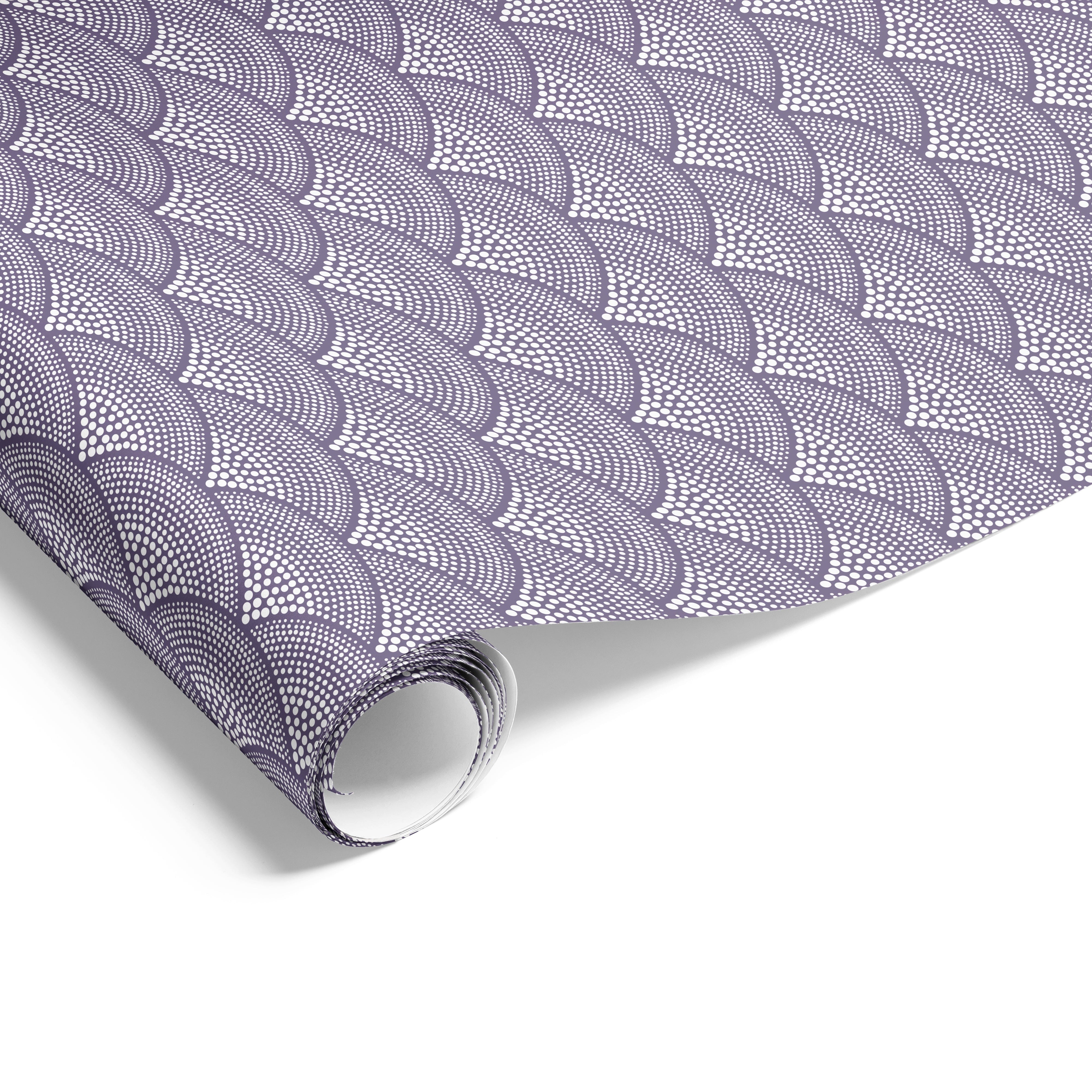 60cm Shell Matte Wrap Metallic Plum