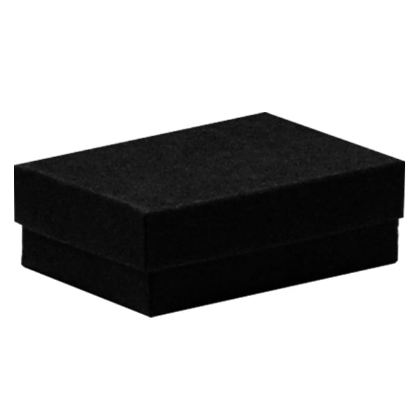 Cotton Fill Box Black Kraft 54x79x25mm - 100/ctn