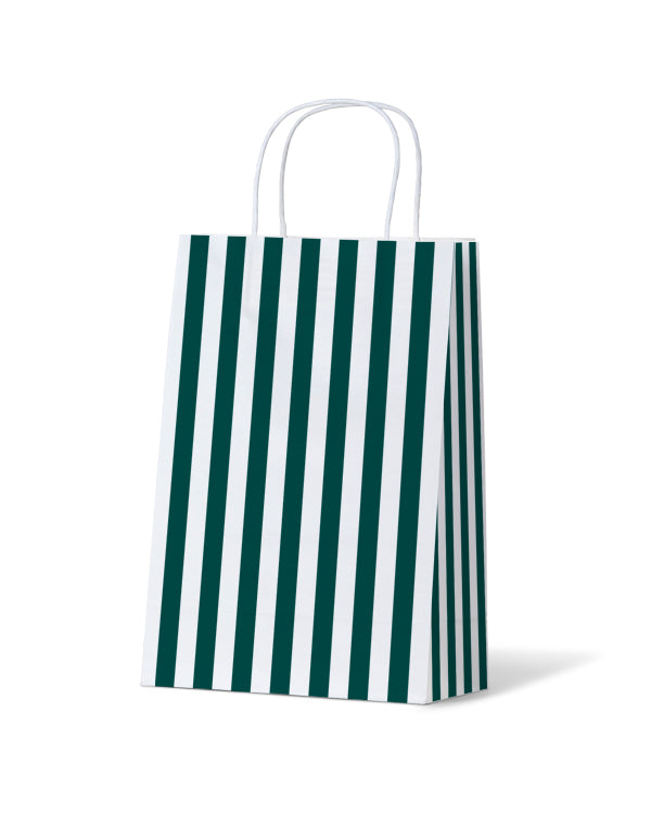 Cafe Stripe Junior Hunter Green - 100/ctn