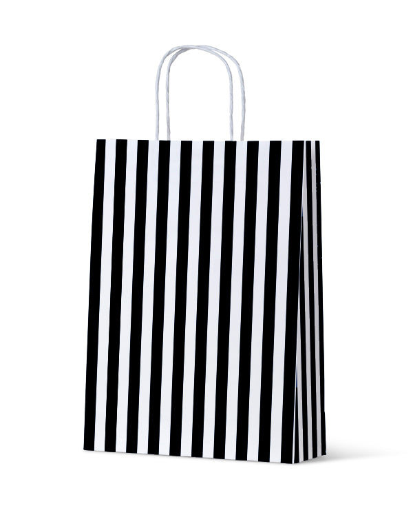 Cafe Stripe Medium Black - 100/ctn