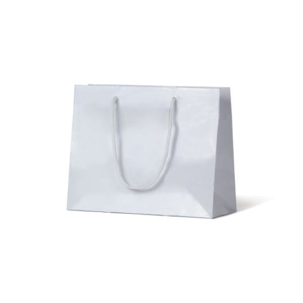 Laminated Gloss Emerald White Paper Bag - 200/ctn