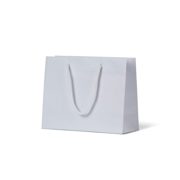 Laminated Matte Emerald White Paper Bag - 200/ctn
