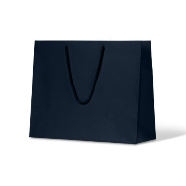 Laminated Matte Madison Navy Paper Bag - 50/ctn