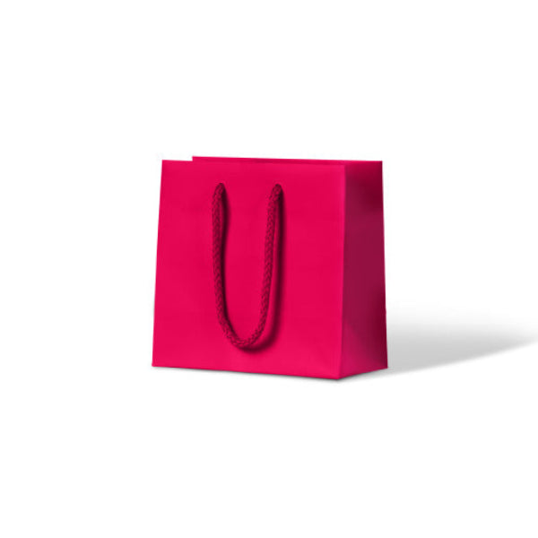 Laminated Matte Petite Hot Pink Paper Bag 200/ctn