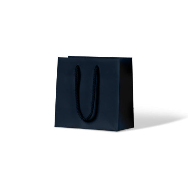 Laminated Matte Petite Navy Paper Bag - 200/ctn