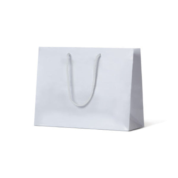 Laminated Gloss Ruby White Paper Bag -100/ctn