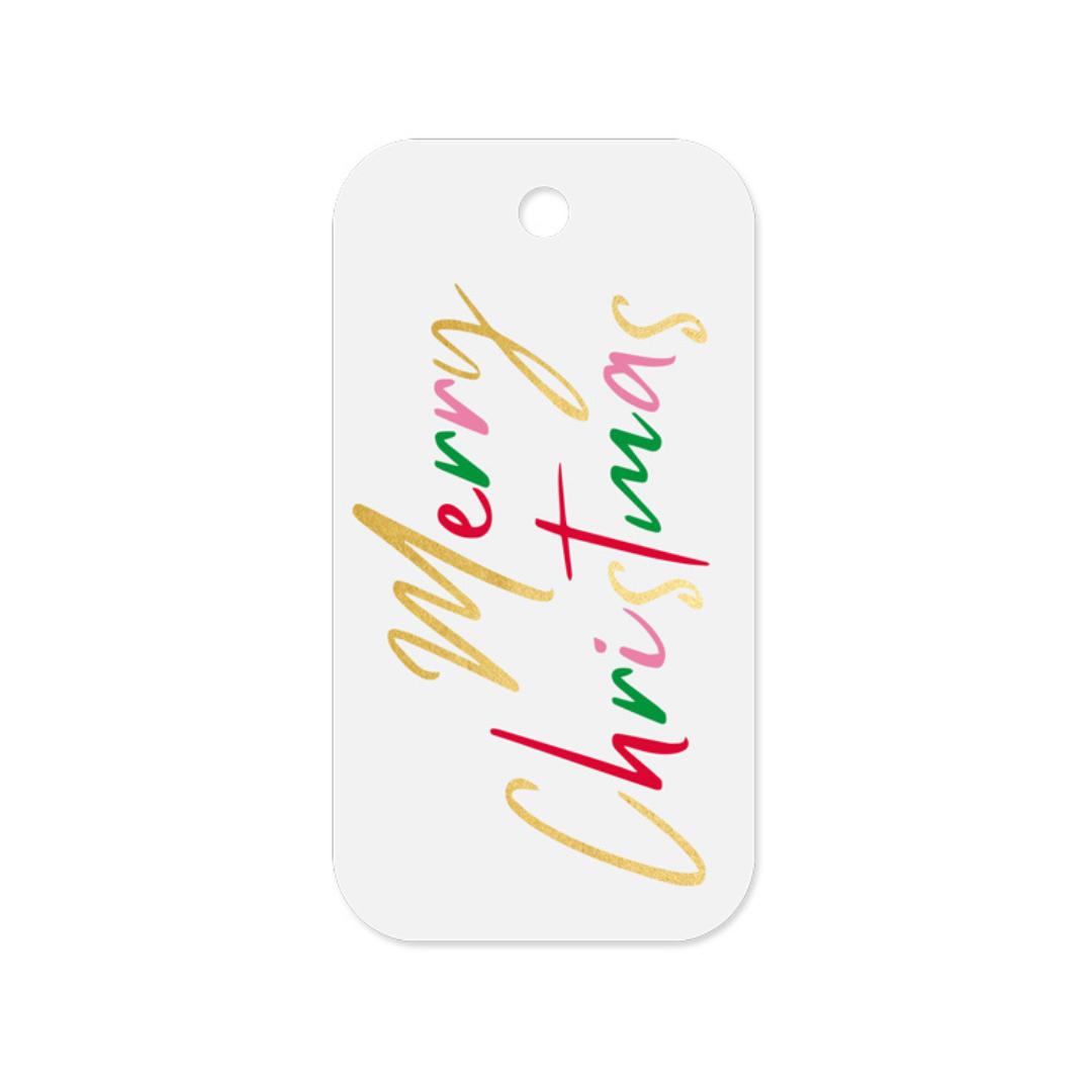 Gift Tag Merry Christmas Bright Set - 20/pack