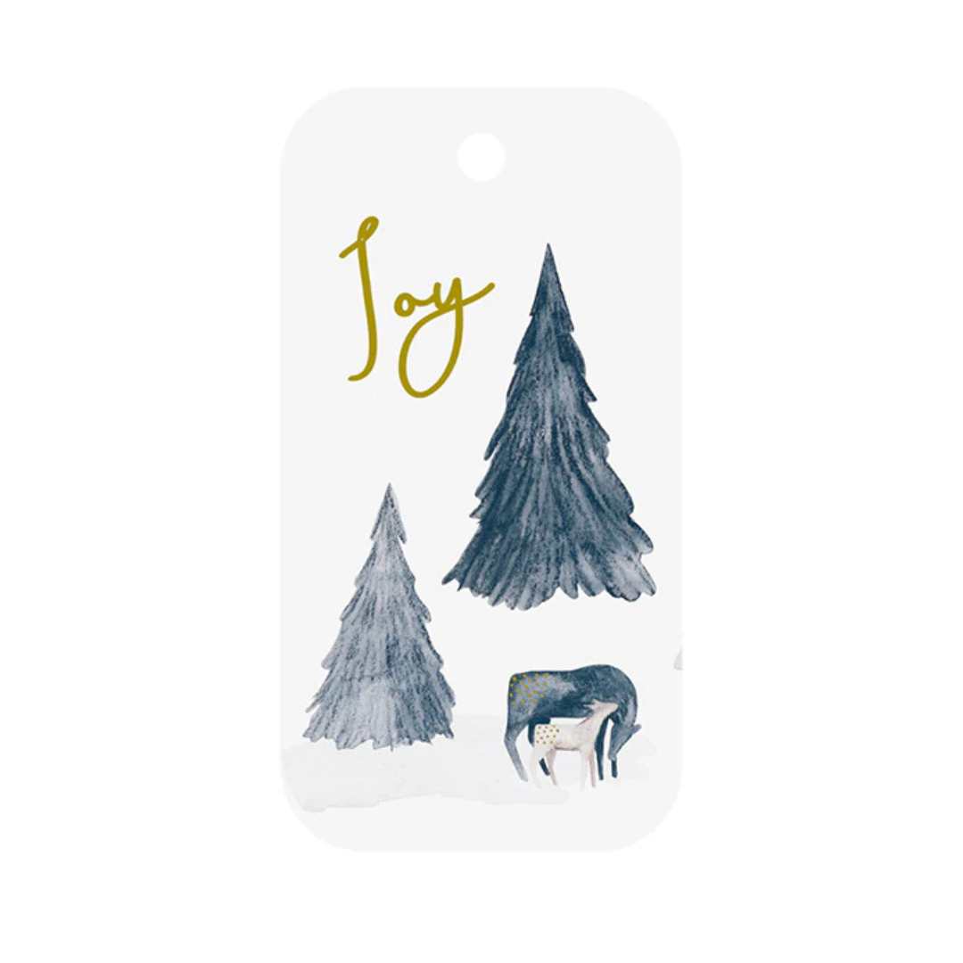 Gift Tags Deer Wood Set - 20/pack