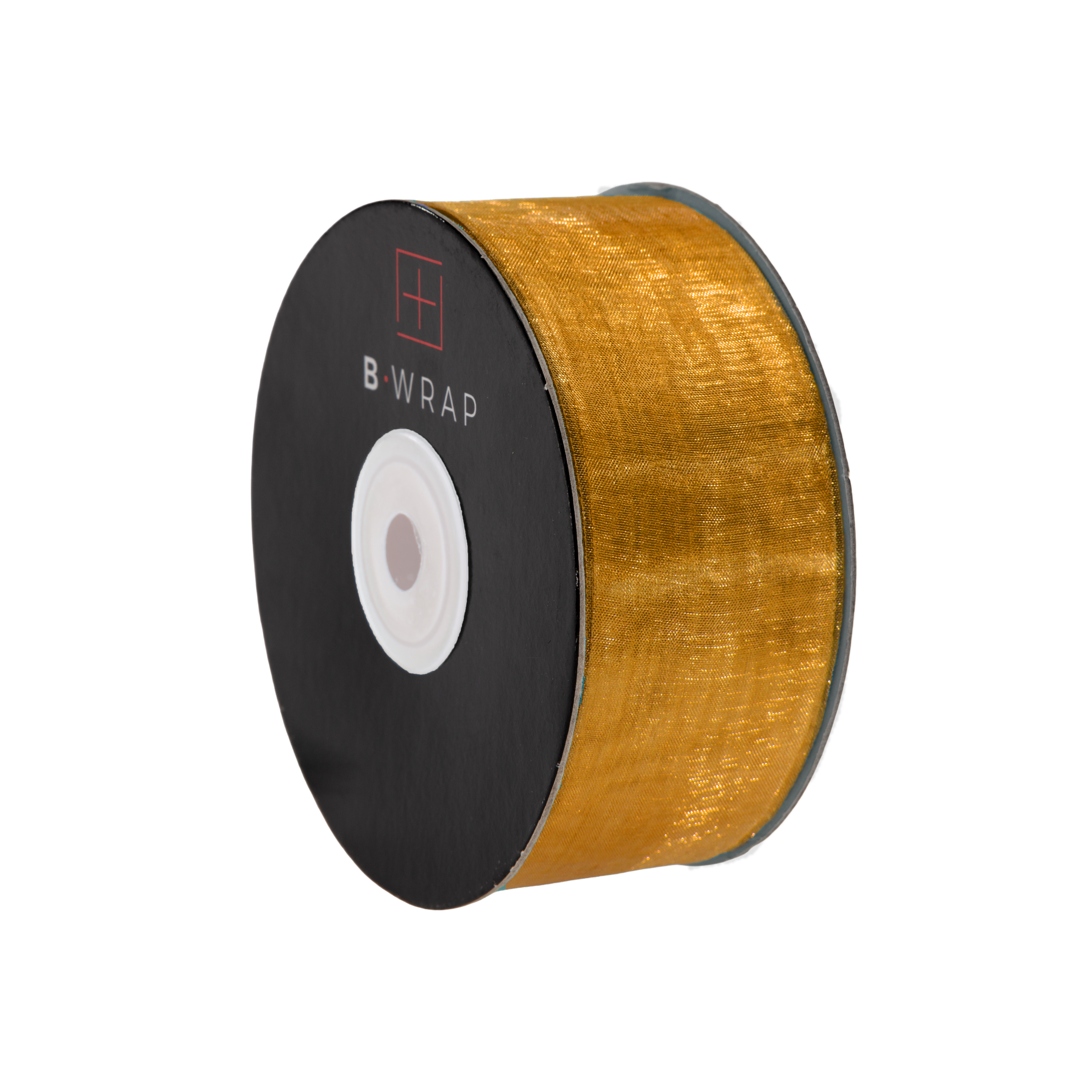 Cut Edge Organza 38mm X 50mtrs Mustard