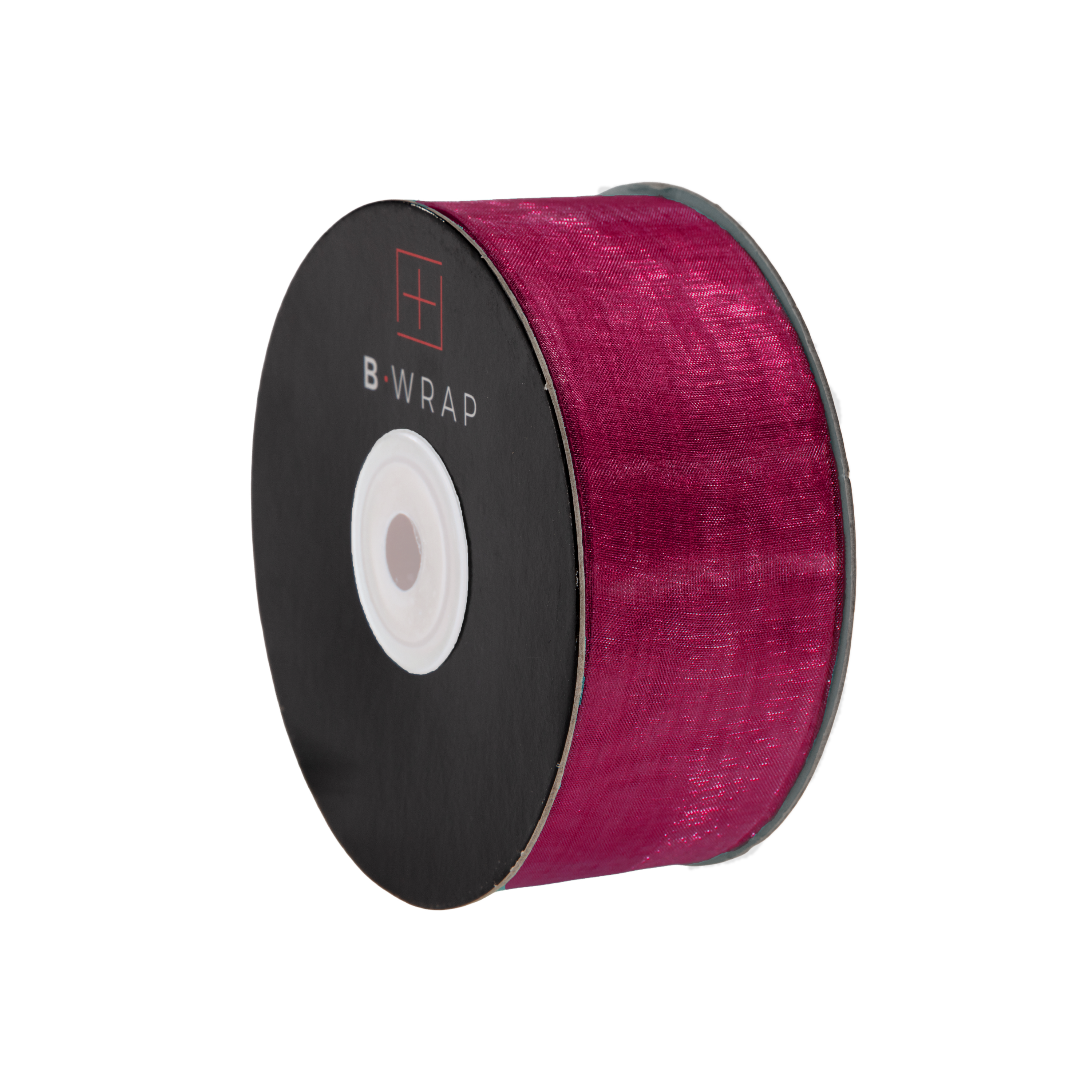 Cut Edge Organza 38mm X 50mtrs Raspberry