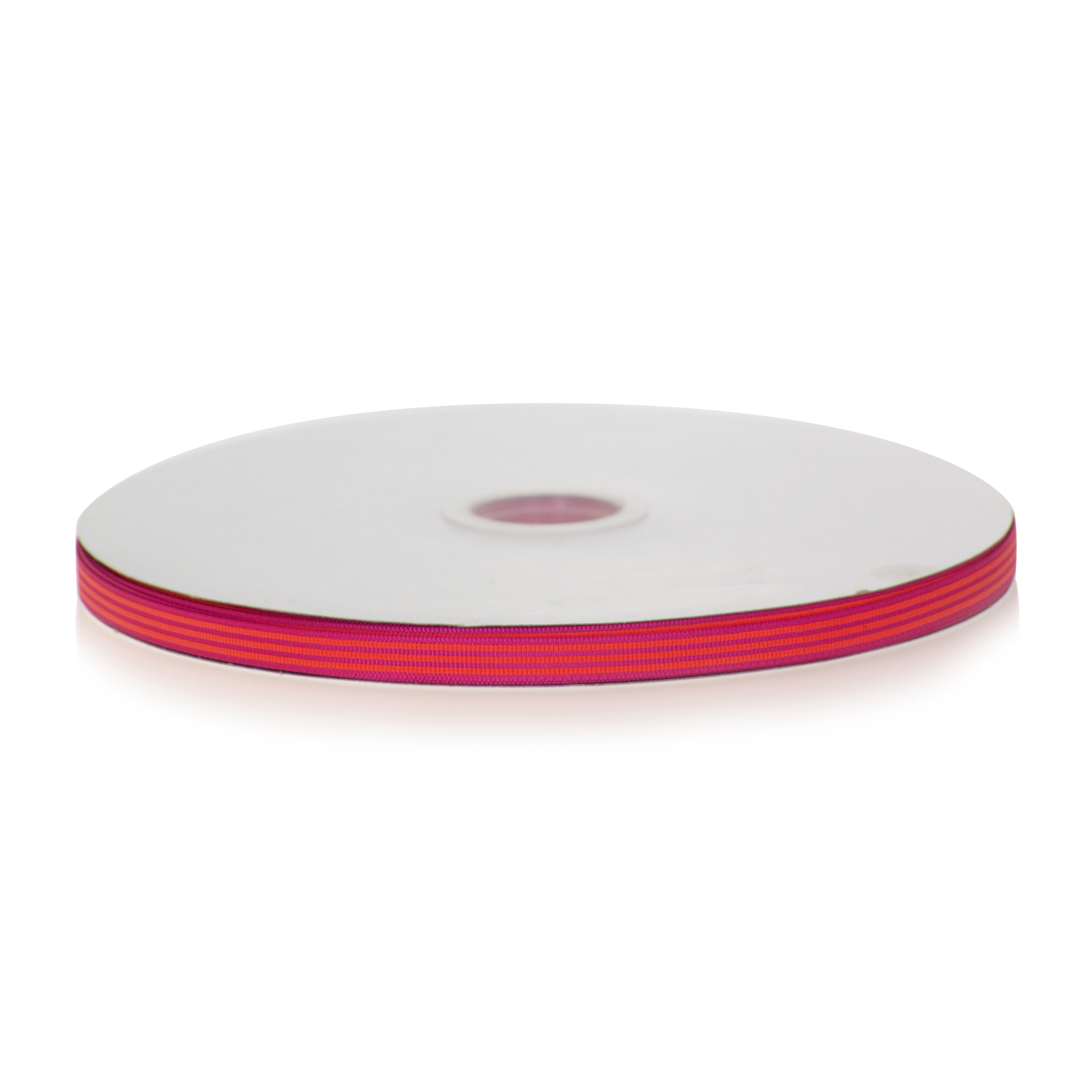 Premium Stripe Grosgrain Ribbon 10mm x 100m Azalea