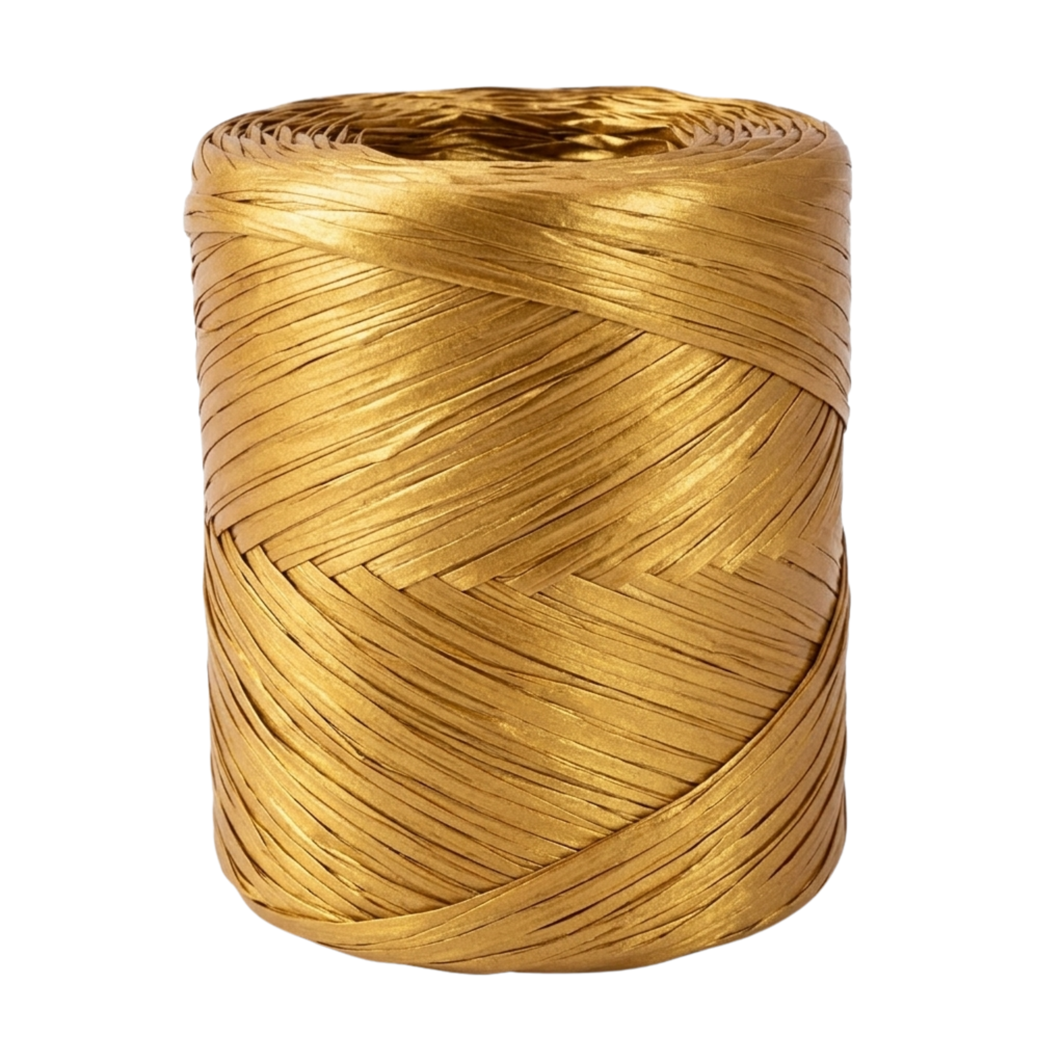 Poly Raffia 5mm X 200mtrs Gold