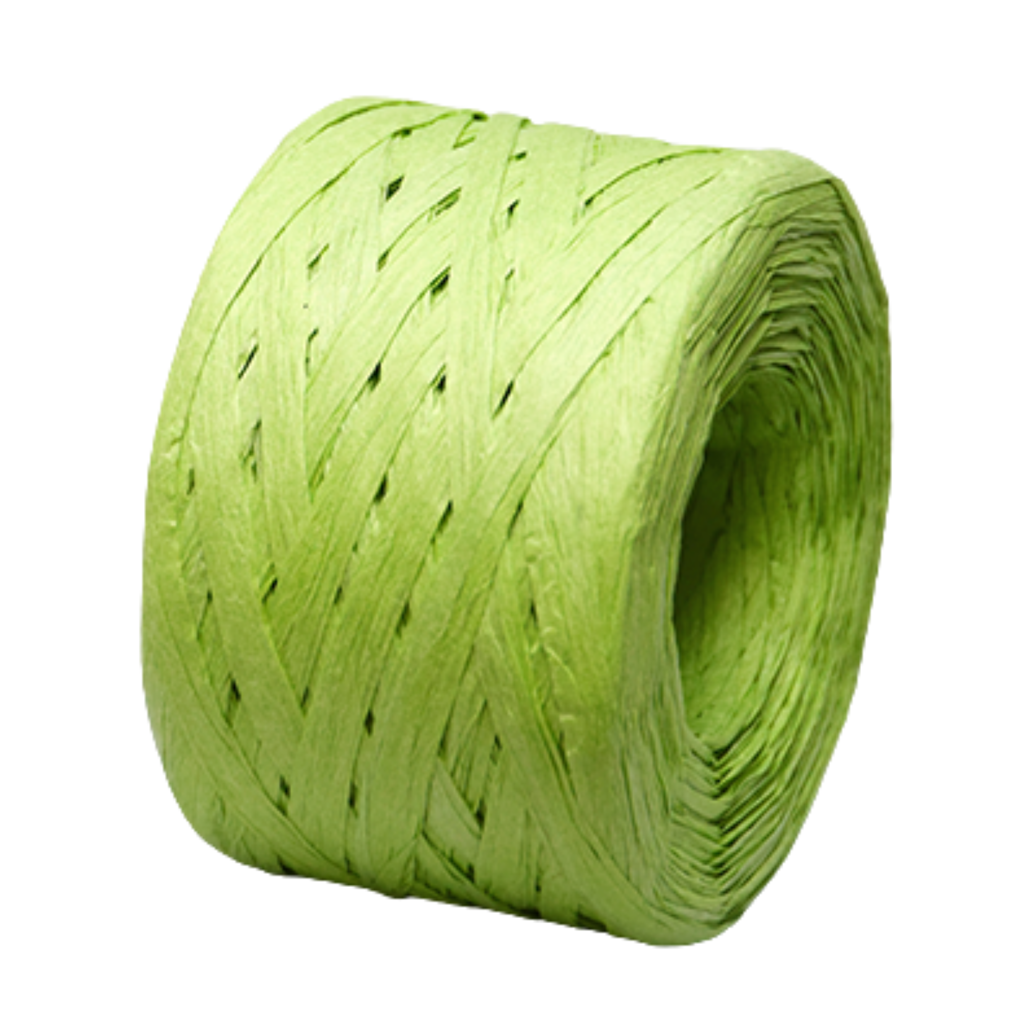Paper Raffia 4mm X 100mtrs Citrus Green