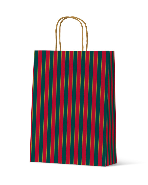 Xmas Stripe Medium - 100/ctn