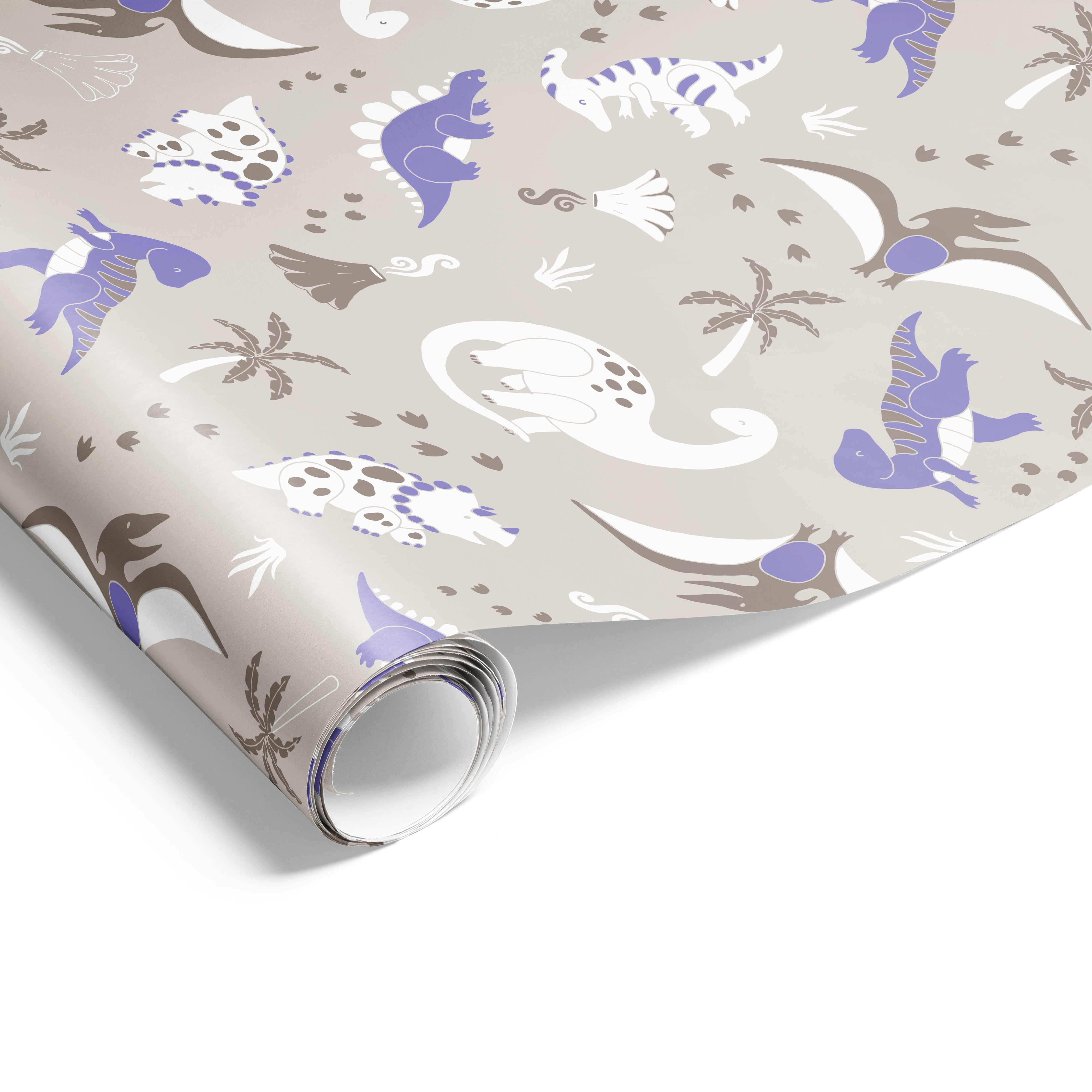Dinos Wrap Taupe Purple