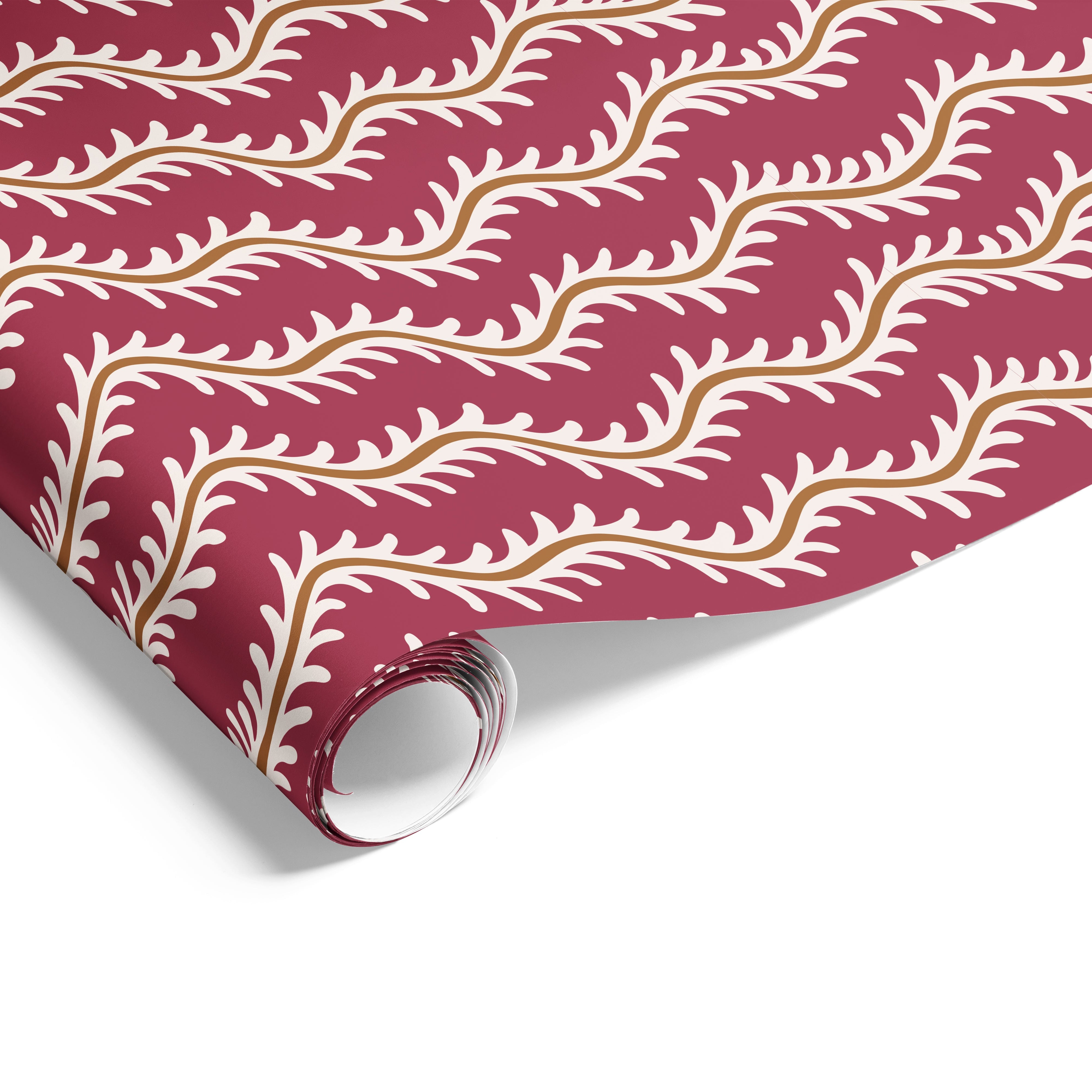 Vine on Matte Burgundy Tobacco