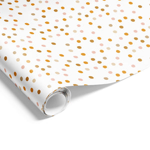60cm Polka Dots Wrap Pink Mustard