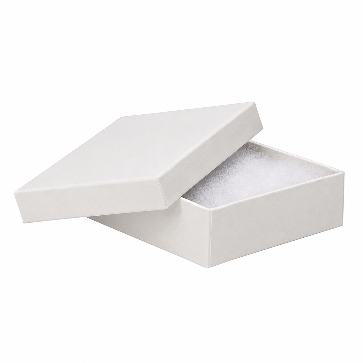 Cotton Fill Box White 89x89x25mm  - 100/ctn