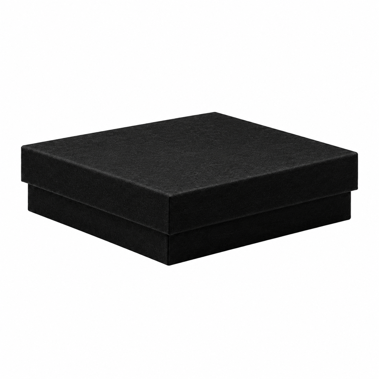 Cotton Fill Box Black Kraft 89x140x25mm - 100/ctn