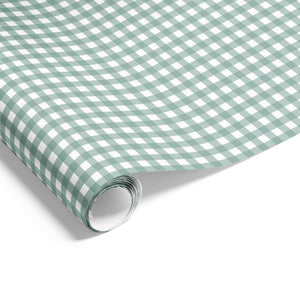 Gingham Check on Matte Rivergum