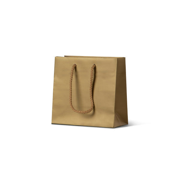 Laminated Matte Petite Gold Paper Bag - 200/ctn