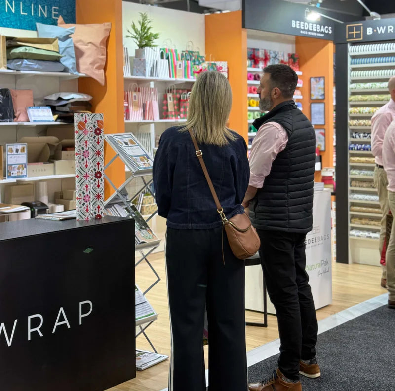 B Wrap Australian botanical printed tissue paper.