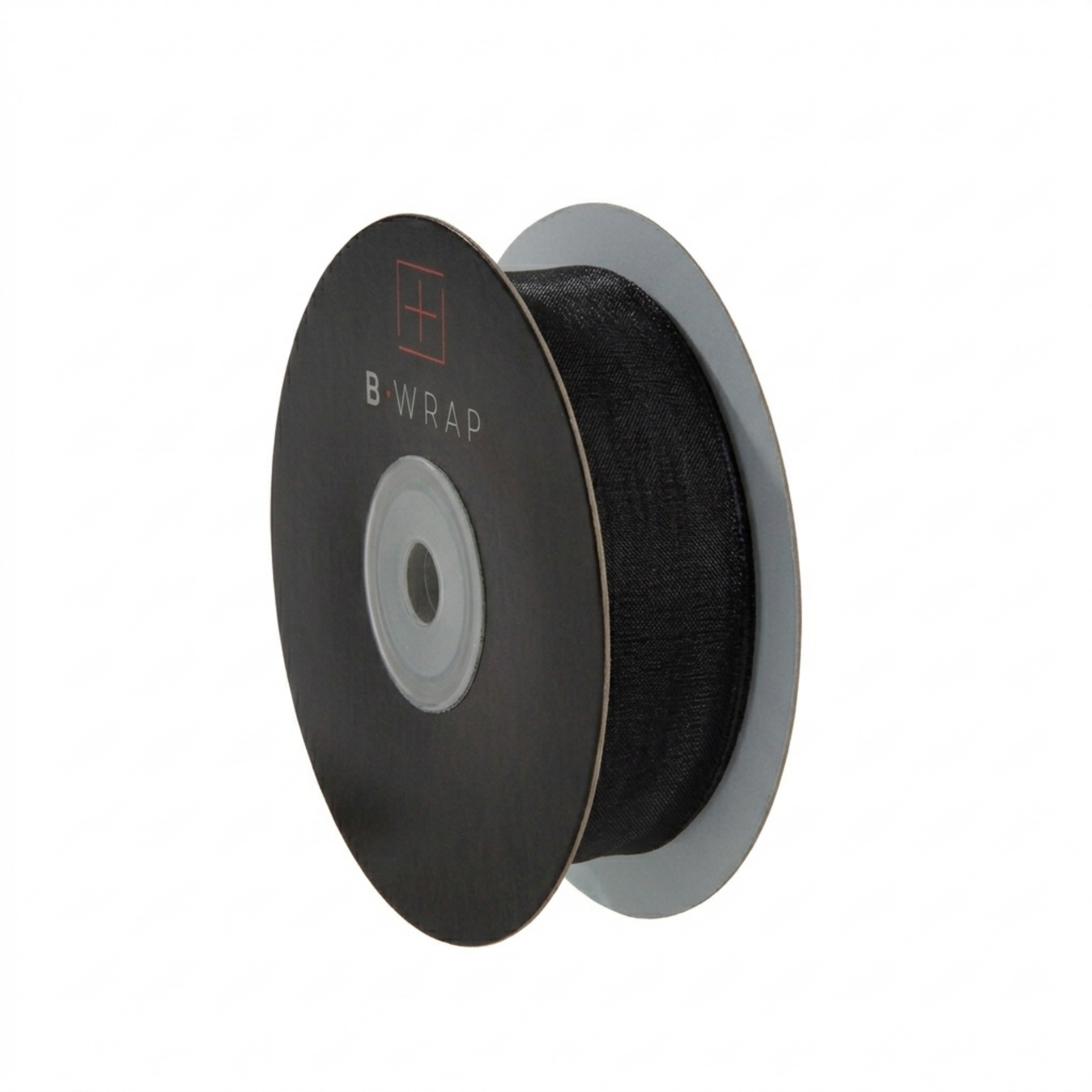 Cut Edge Organza 25mm X 50mtrs Black