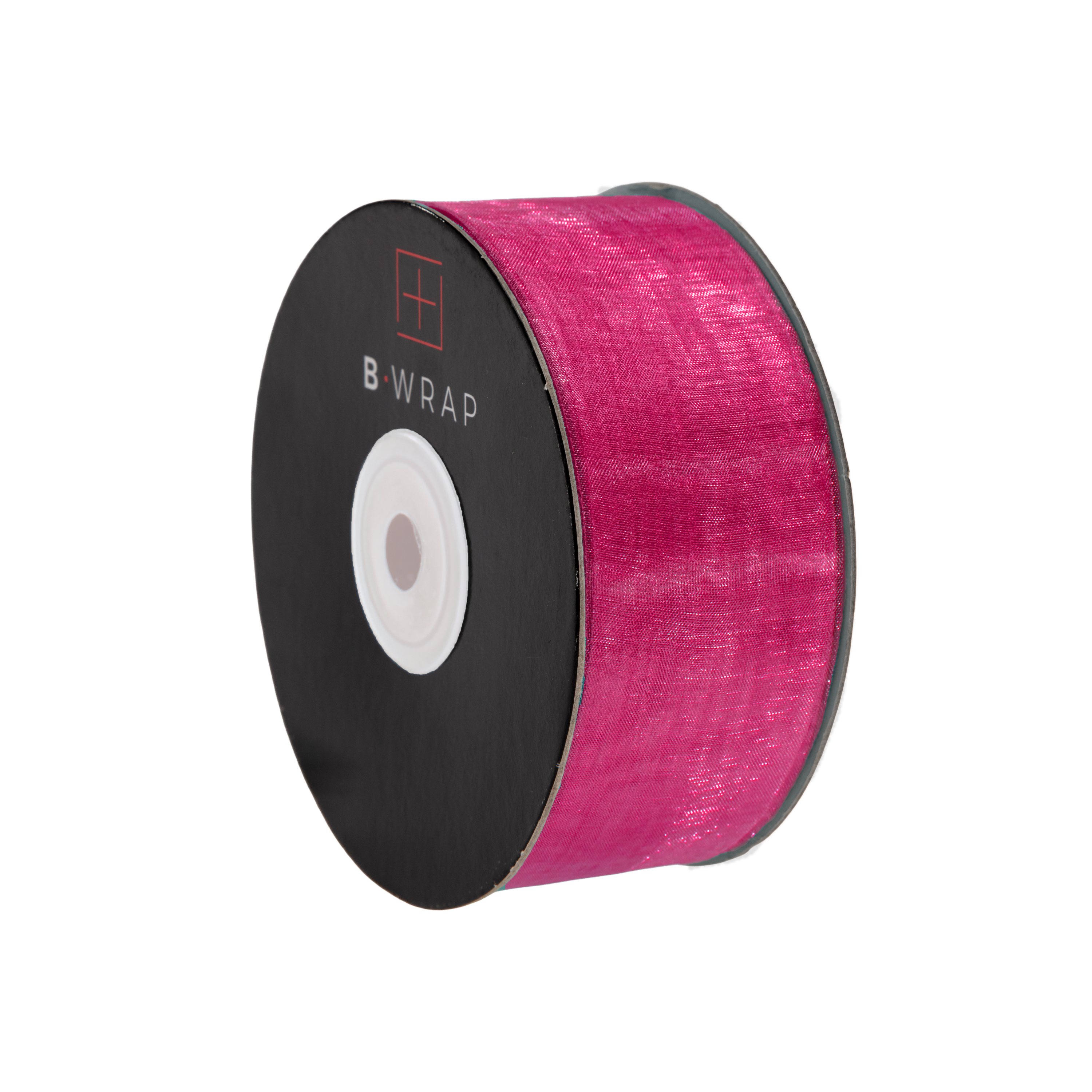 Cut Edge Organza 38mm X 50mtrs Hot Pink