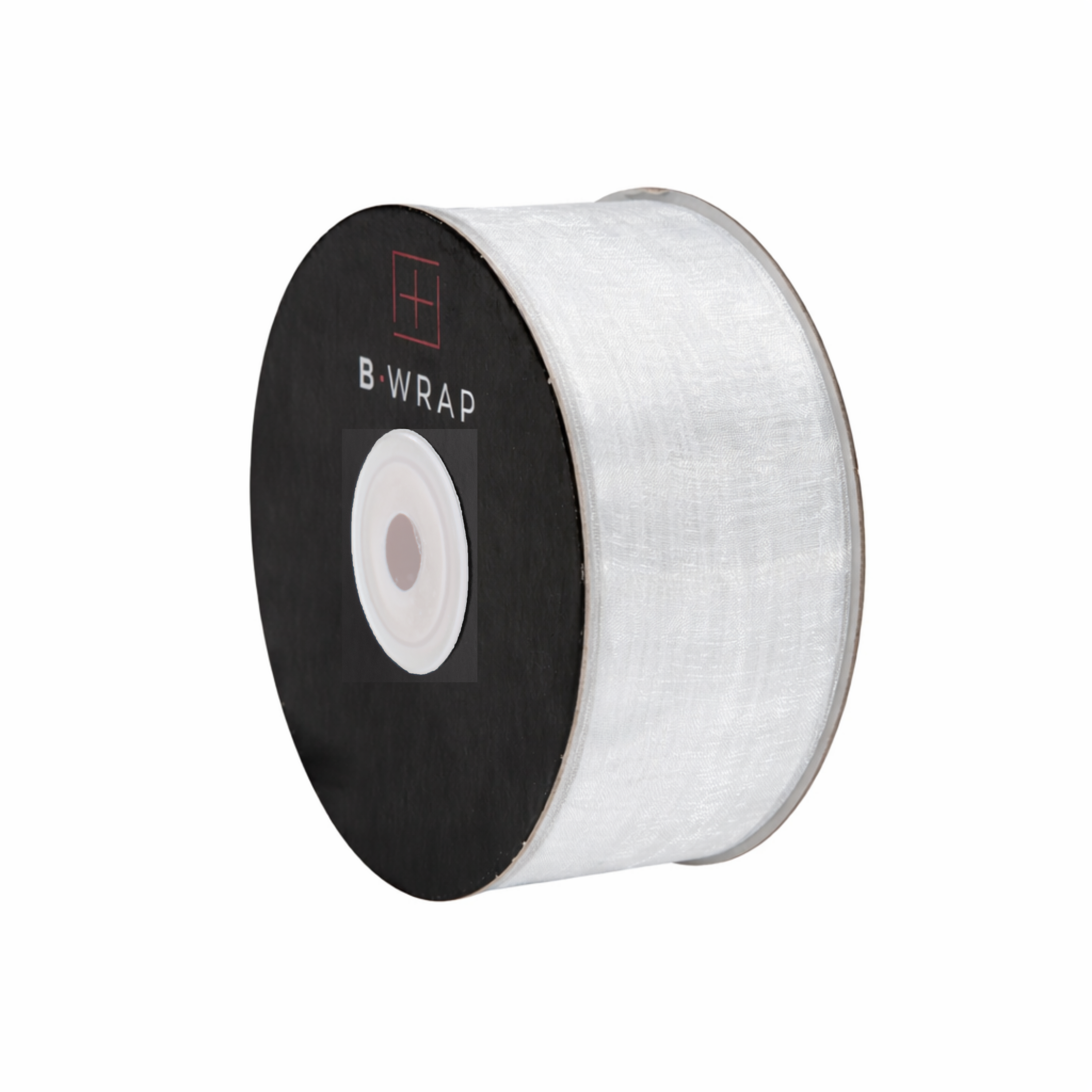 Cut Edge Organza 38mm X 50mtrs White