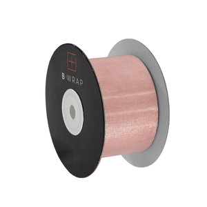 Cut Edge Organza 50mm X 50mtrs Dusty Pink