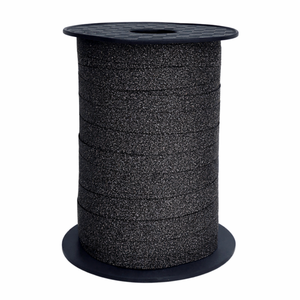 Glitter Curling Ribbon 10mm X 100m Black