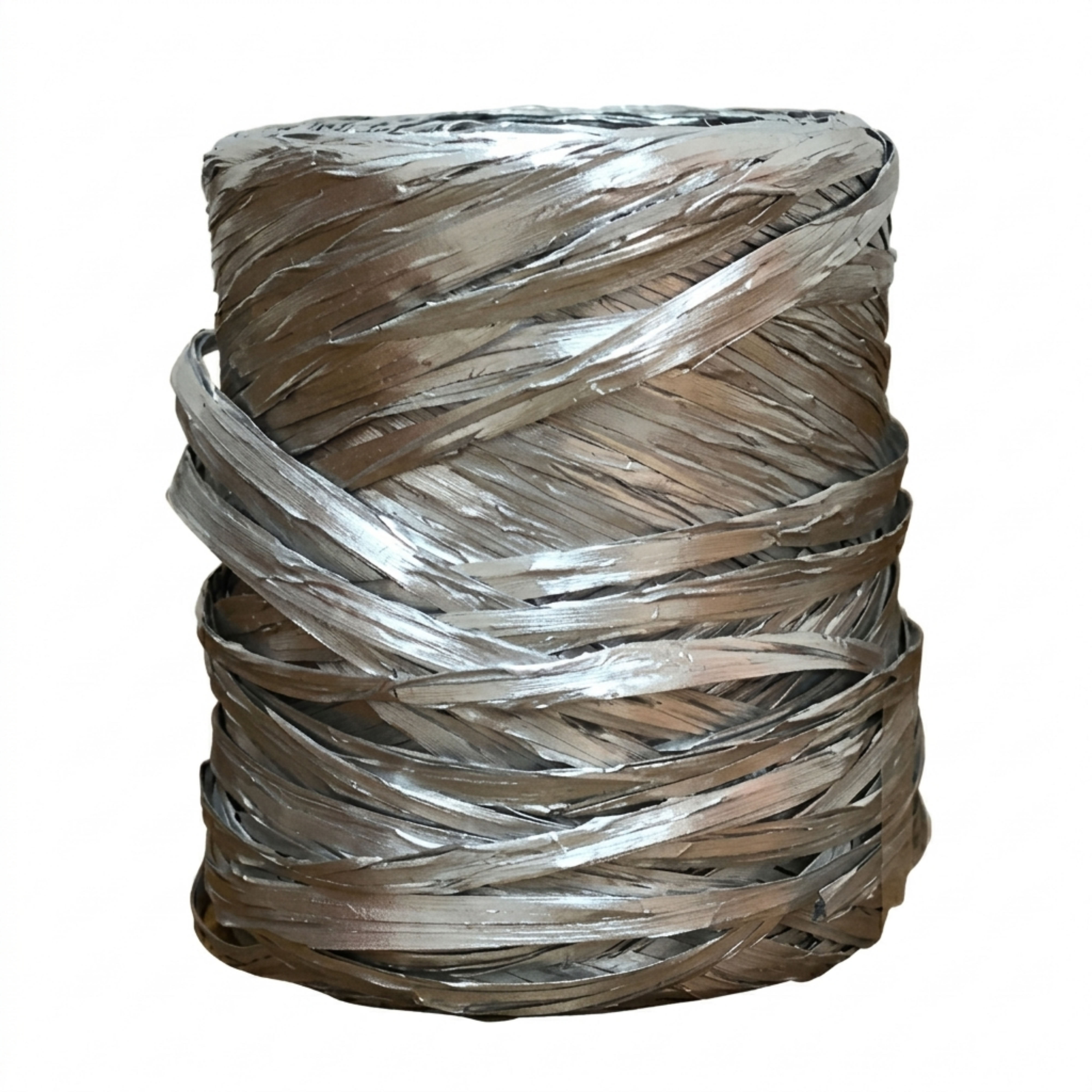 Metallic Raffia 5mm X 200mtrs Silver