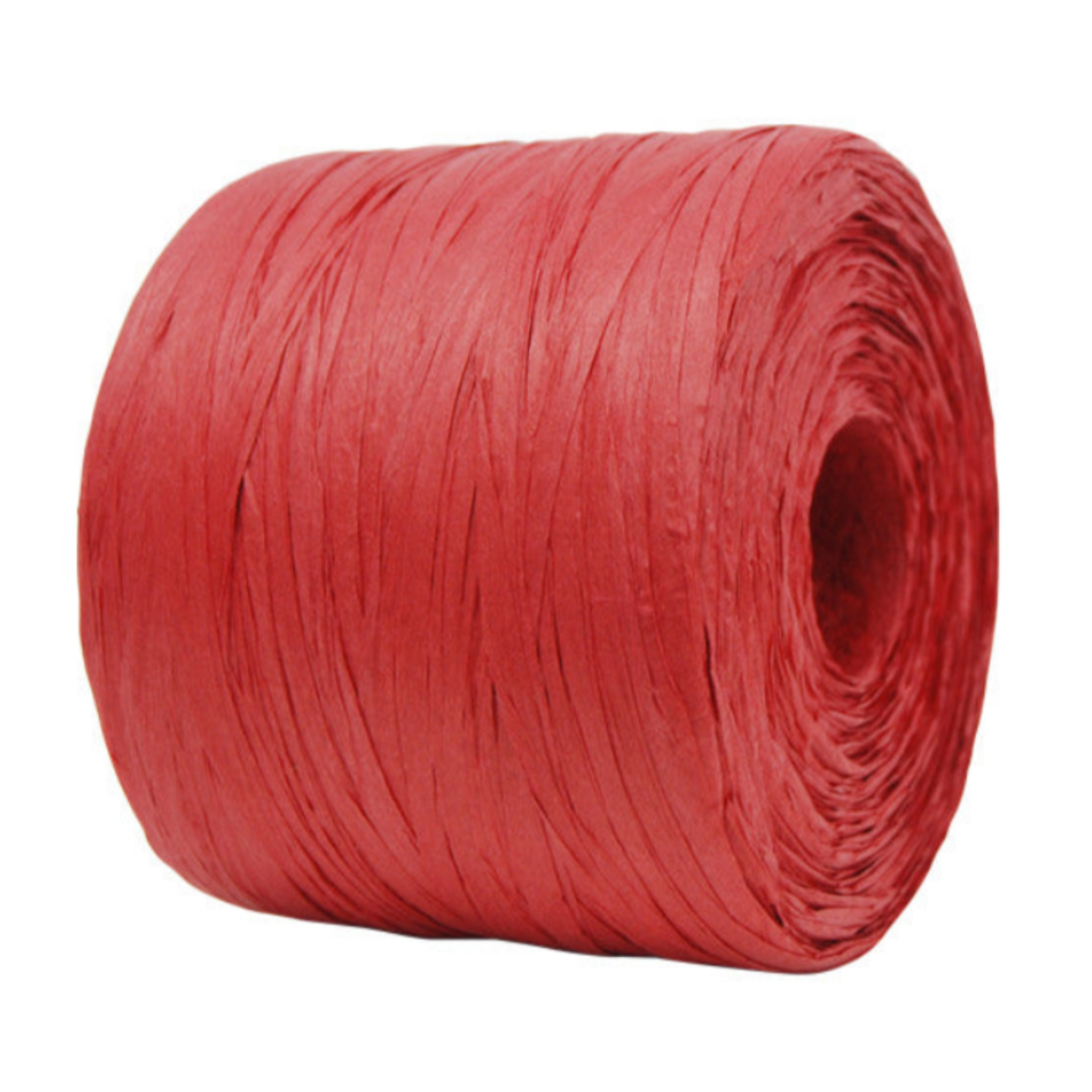 Paper Raffia Bulk 4mm X 500mtrs Red