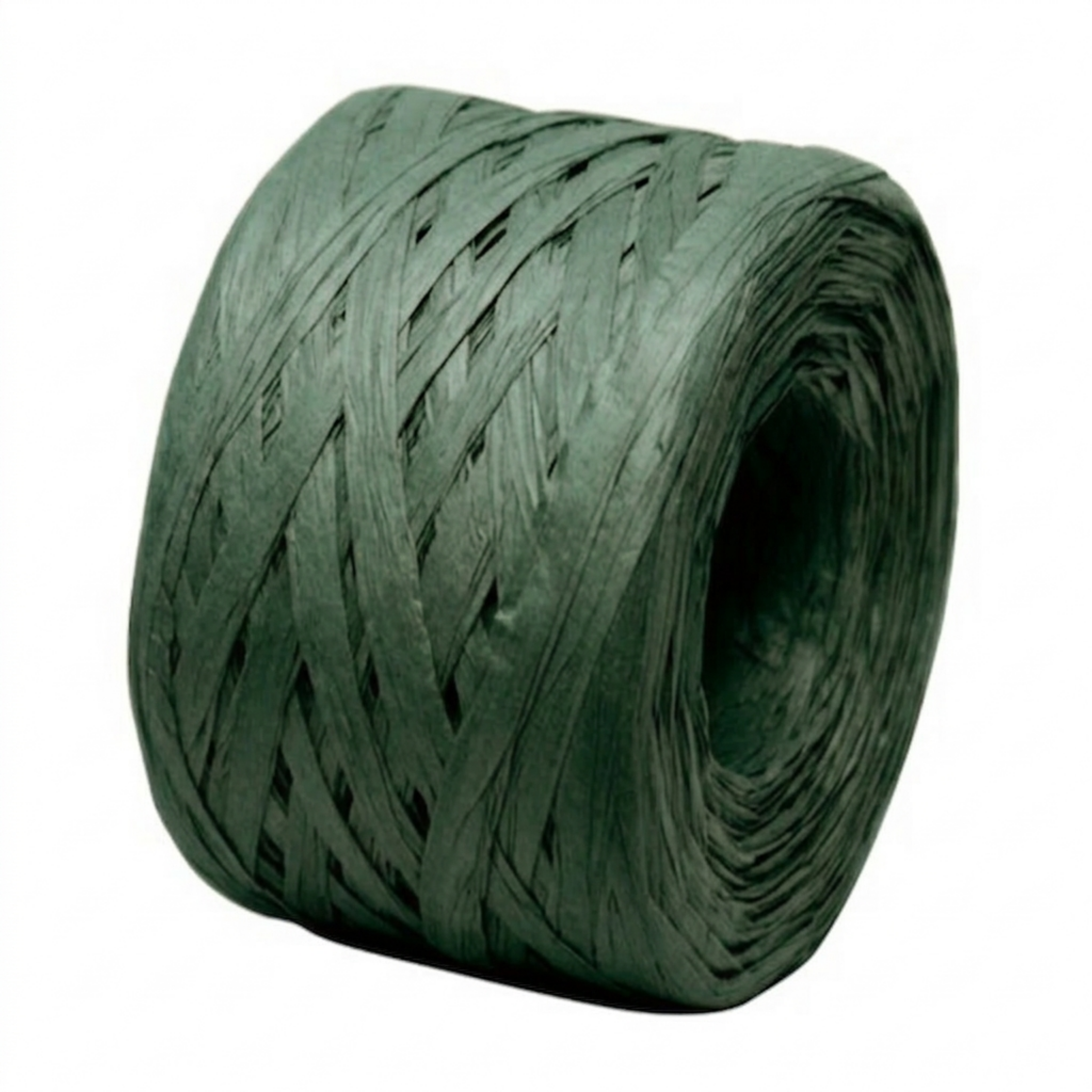 Paper Raffia 4mm X 100mtrs Hunter Green