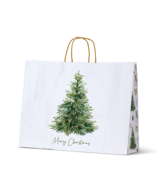 Watercolour Xmas Trees Boutique - 100/ctn